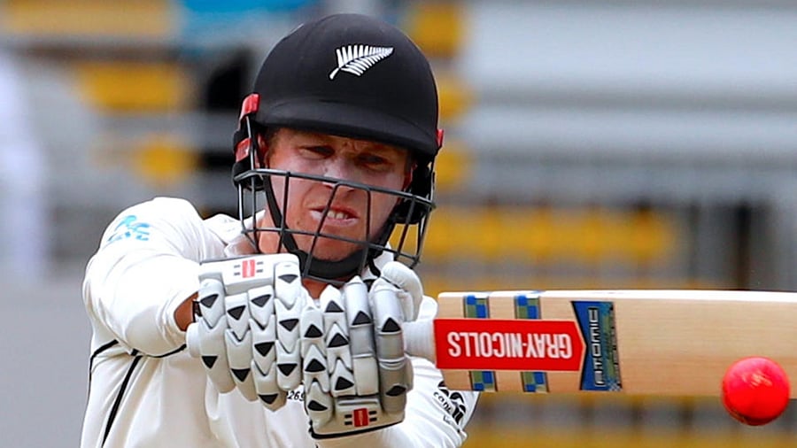 New Zealand's Henry Nicholls. Credit: Reuters Photo