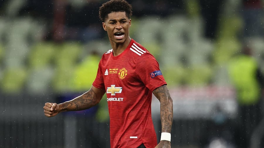 Manchester United's Marcus Rashford. Credit: Reuters Photo