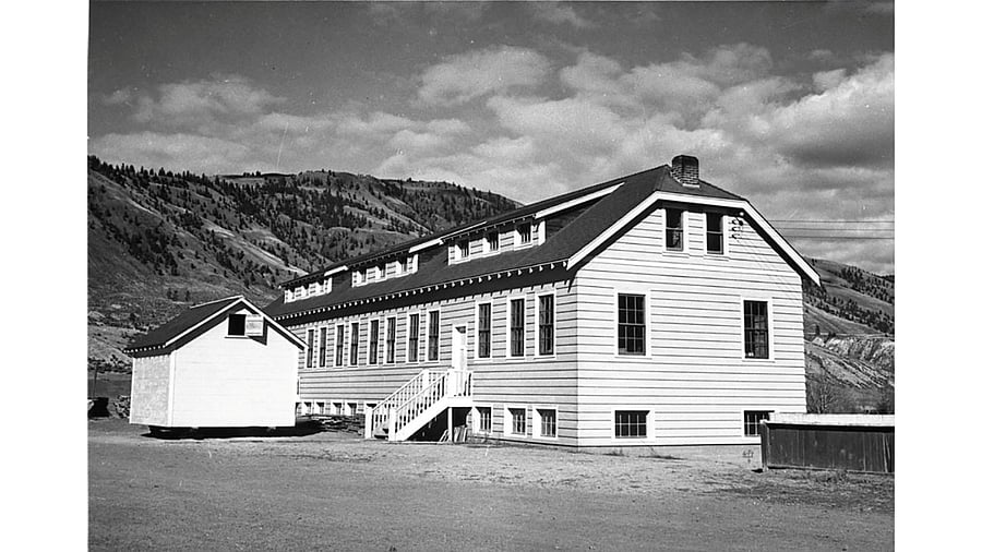 Kamloops Indian Residential School is seen in Kamloops, British Columbia, Canada circa 1950. Credit: Library and Archives Canada/Handout via Reuters Photo