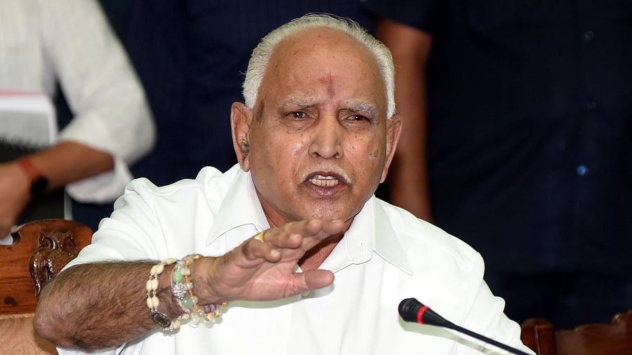 Kateel also ruled out the possibility of holding a BJP legislature party meeting for the time being. Credit: DH Photo/S K Dinesh