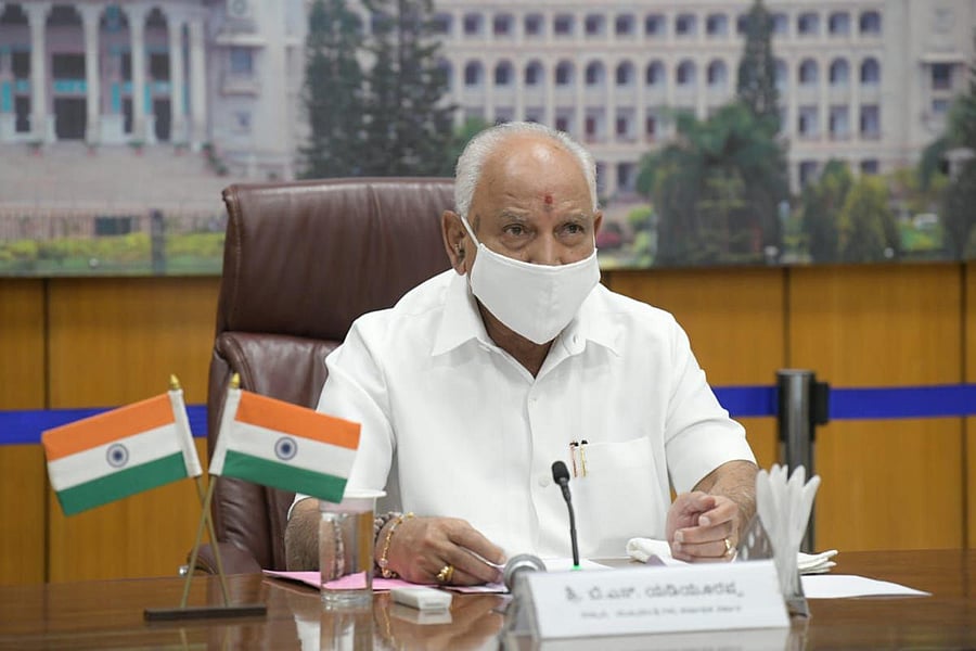 B S Yediyurappa file photo. Credit: DH Photo