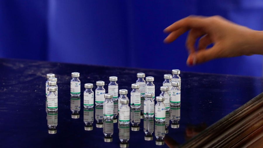 Vials of Sinopharm's coronavirus disease. Credit: Reuters Photo