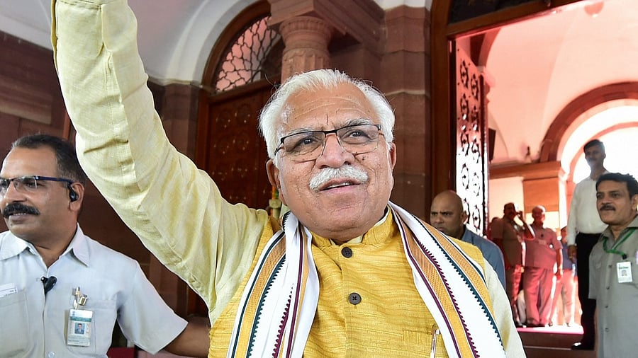 Haryana CM Manohar Lal Khattar. Credit: PTI File Photo