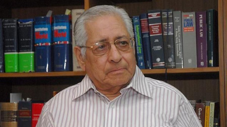 Soli Sorabjee. Credit: DH Photo