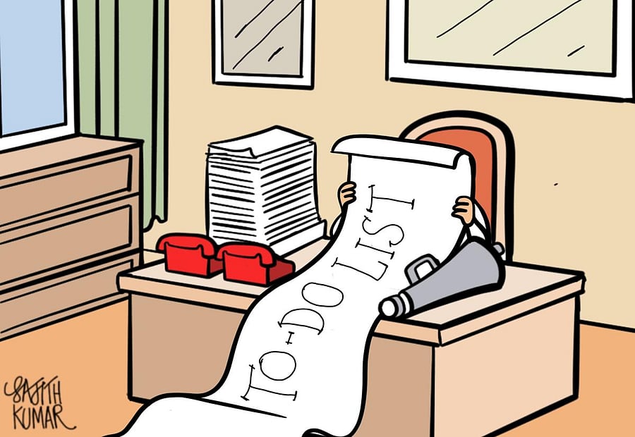 The next two years could define Modi’s legacy – as a change agent as he has envisioned himself to be or a person who fared poorly when faced with the adversity brought in by a ‘once in a century’ pandemic. Credit: Sajith Kumar