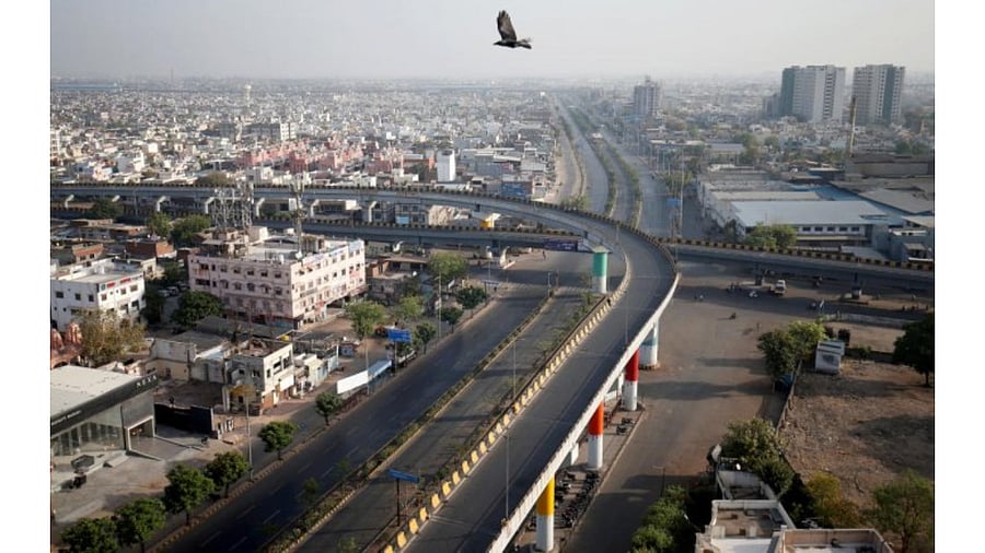 The pandemic and related lockdowns hit the economy. Reuters File Photo