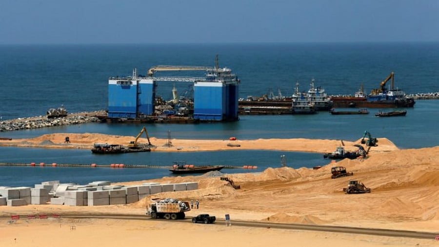 A general view of Colombo Port City construction site, which is backed by Chinese investment, in Colombo, Sri Lanka, on August 23, 2018. Credit: Reuters Photo/Dinuka Liyanawatte/File Photo