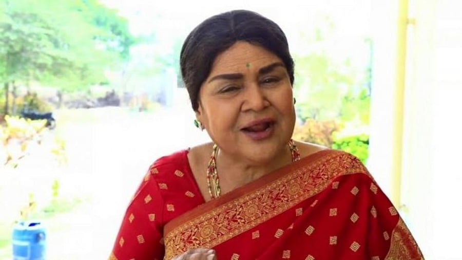 Comedian B Jaya. Credit: DH Photo