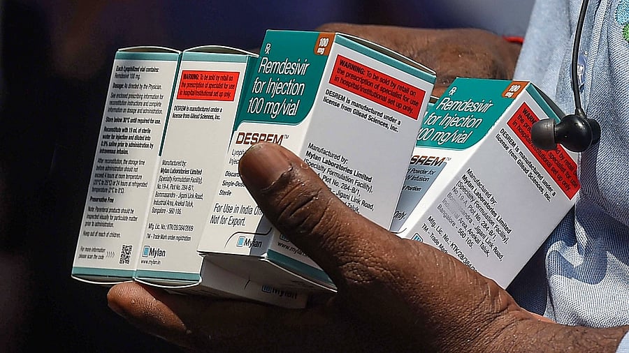 Remdesivir is to be used only in select moderate/severe hospitalised Covid-19 patients on supplemental oxygen as it is a reserve drug. Credit: PTI File Photo