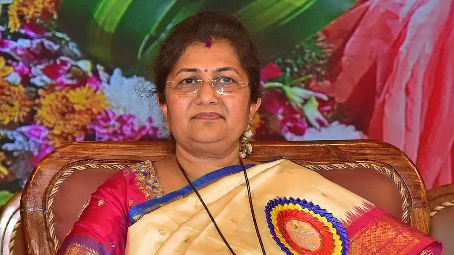 Women and Child Welfare Minister Shashikala Jolle. Credit: DH File Photo