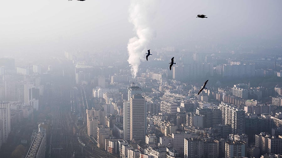 The amount of carbon in the air now is as much as it was about 4 million years ago. Credit: AFP Photo