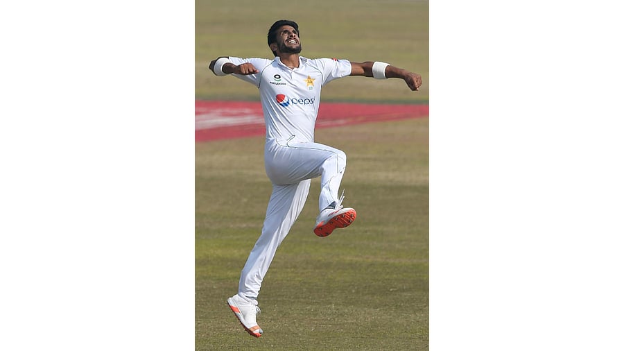 Pakistan's Hasan Ali. Credit: AFP File Photo