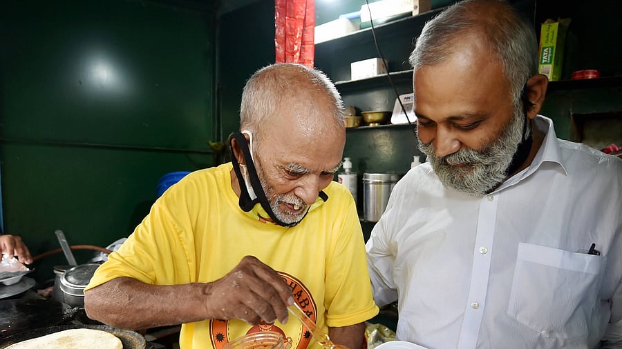 Prasad came into the spotlight last year when a post on social media showing him crying because of his financial woes became viral. Credit: PTI Photo