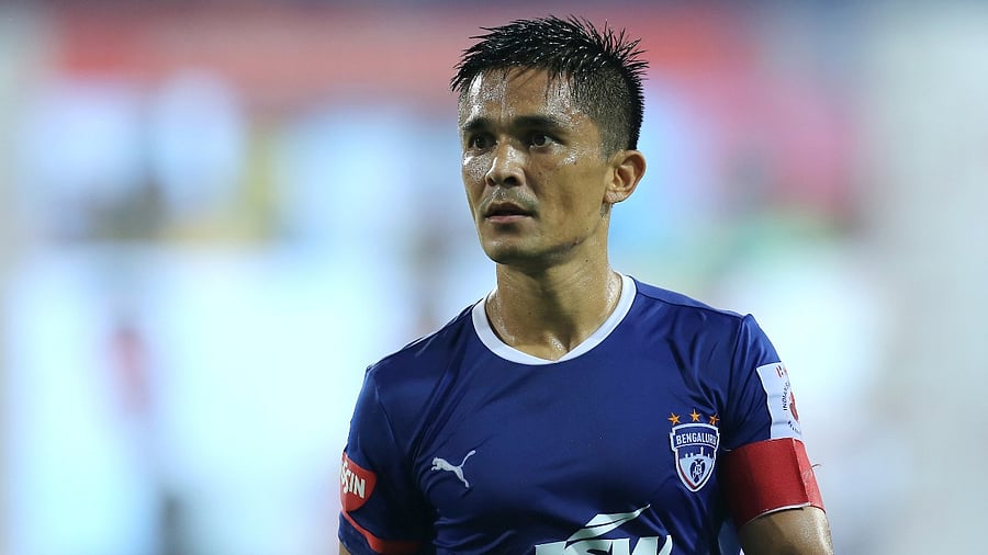 Sunil Chhetri. Credit: DH photo