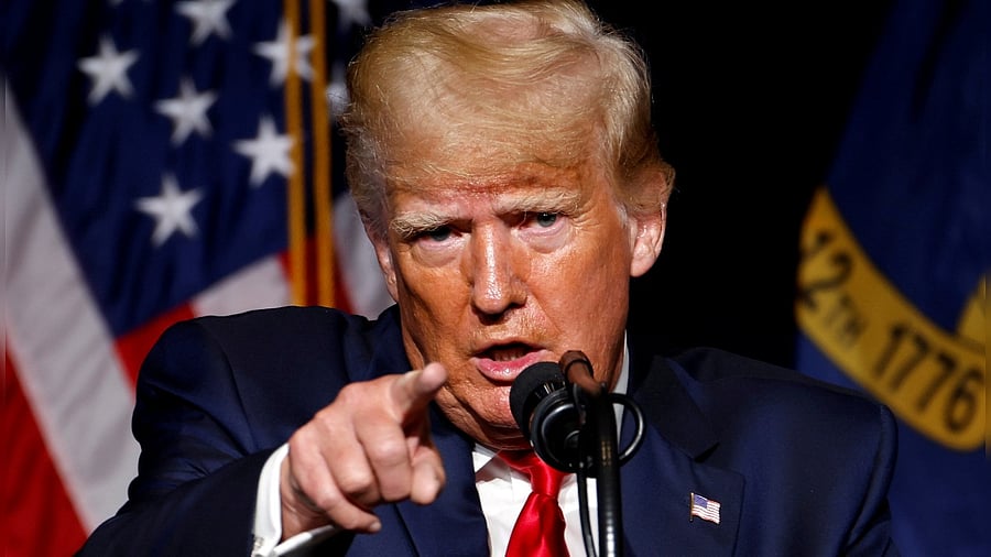 Former US President Donald Trump. Credit: Reuters Photo