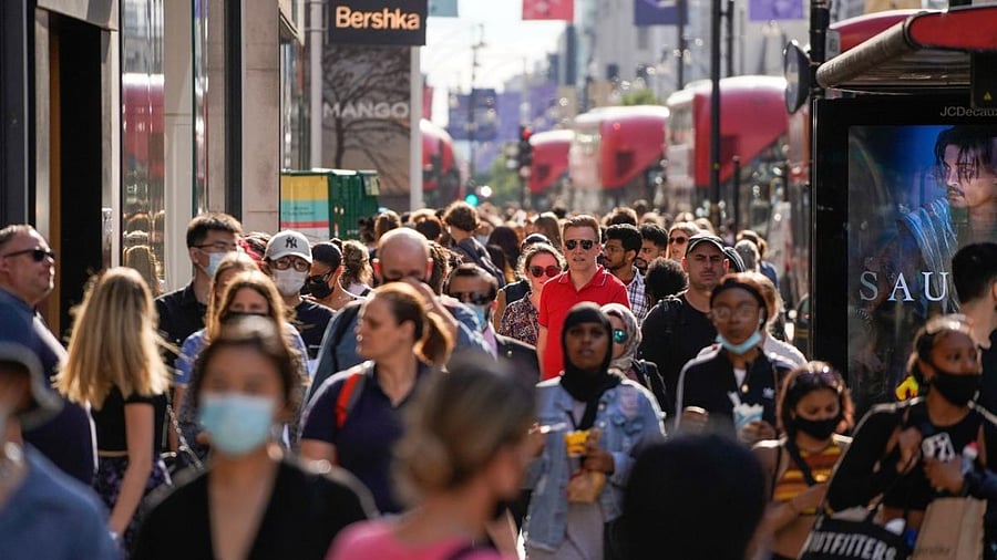 The Delta variant of the coronavirus, first discovered in India, is estimated to be 40 percent more transmissible than the Alpha variant that caused the last wave of infections in the UK, Britain's health minister said. Credit: AFP Photo