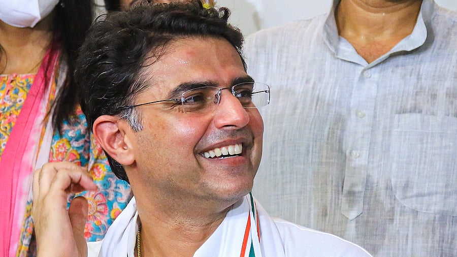 Pilot was sacked as the deputy chief minister and the state’s Congress chief after his rebellion. Credit: PTI Photo