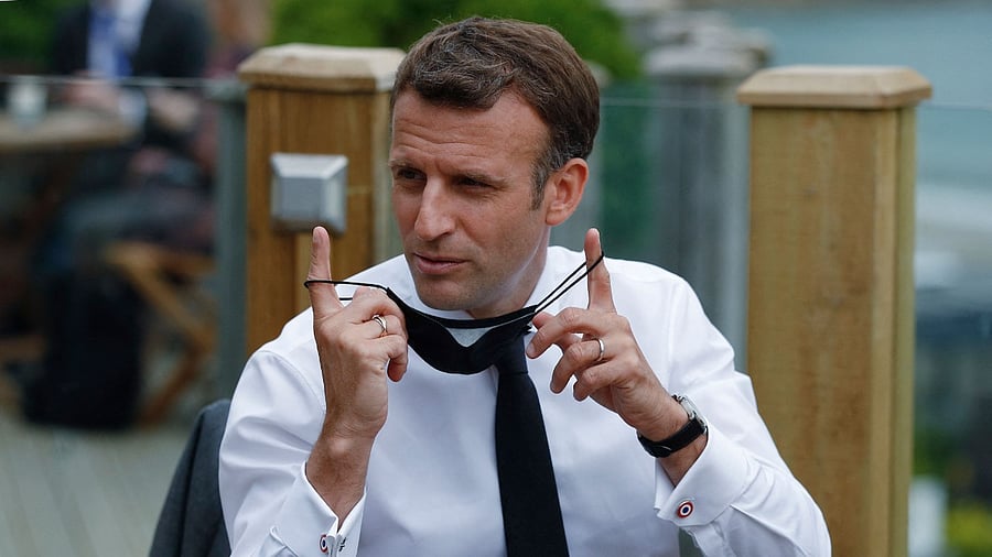 France President Emmanuel Macron. Credit: AFP Photo