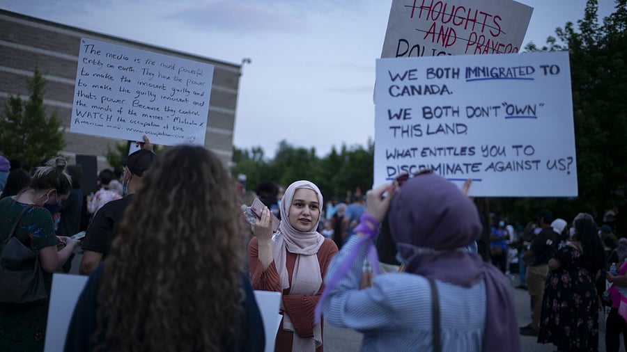 The attack sparked outrage across Canada. Credit: AFP Photo