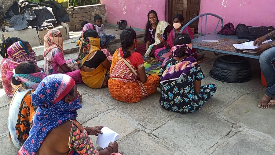 Divyrarani Kulkarni has helped several hundreds of women since the outbreak of the Covid-19 pandemic. Credit: DH Photo