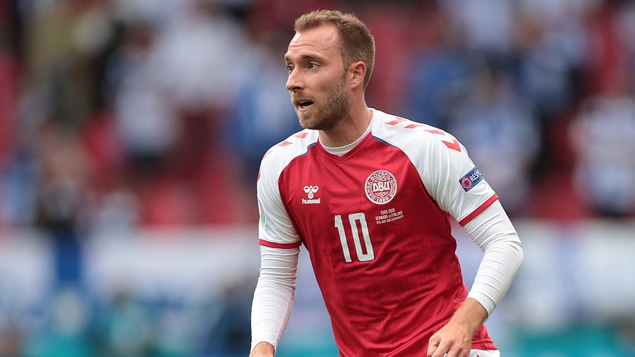 Denmark's Christian Eriksen during the match against Finland. Credit: Reuters Photo