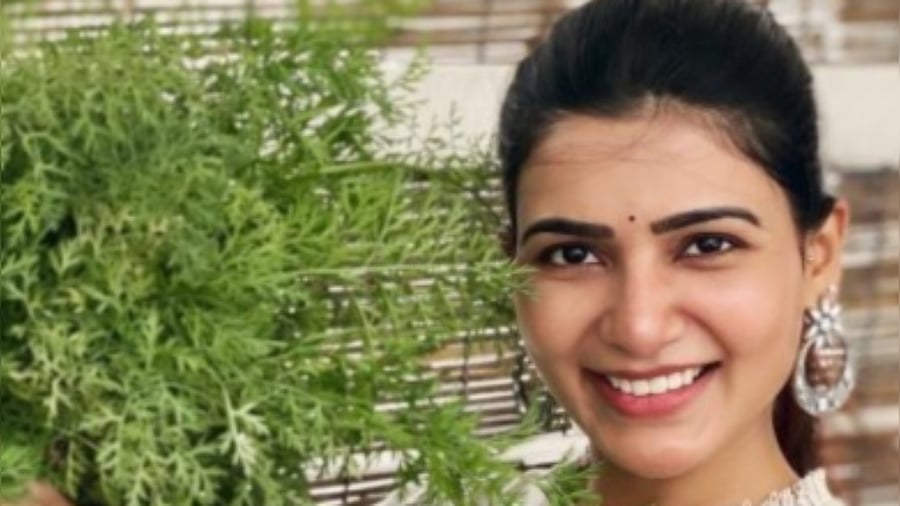 Actor Samantha Akkineni. Credit: Twitter/SamanthaAkkineni