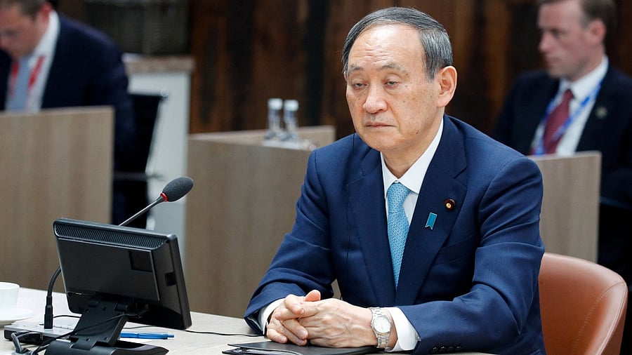 Japanese PM Suga. Credit: AFP Photo