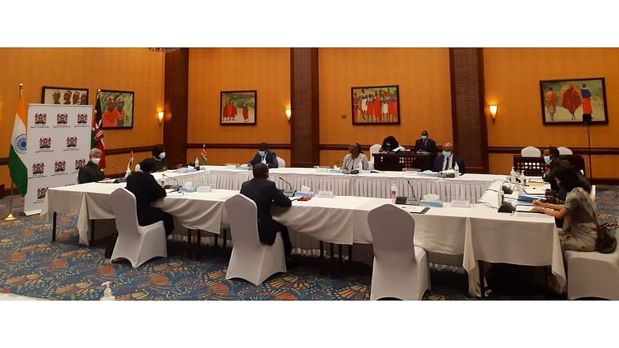 After the meeting, Jaishankar in a tweet thanked the senior ministers for their valuable contributions. Credit: Twitter/@DrSJaishankar