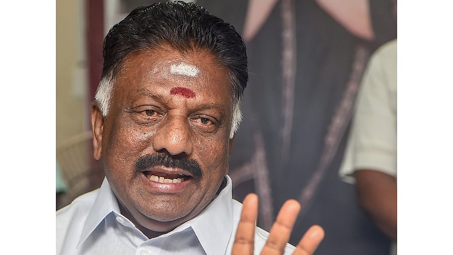 O Panneerselvam. Credit: PTI File Photo