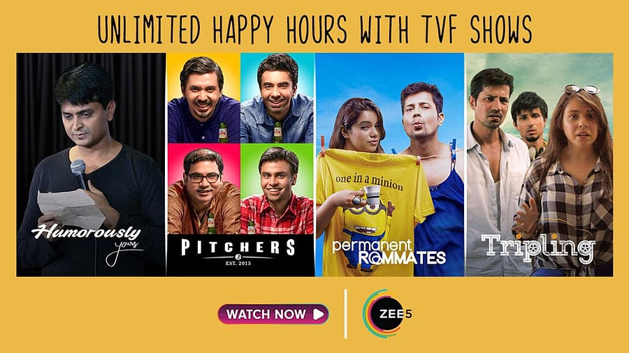 ZEE5 and TVF's collaboration is likely to have an impact in the Hind-speaking belt. Credit: PR Handout