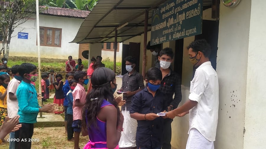 Government Tribal Lower Primary School at Edamalakkudy, the first tribal panchayat of Kerala, which is situated in the forest areas of Idukki district, is the lone government school having regular classes now. Credit: Special Arrangement