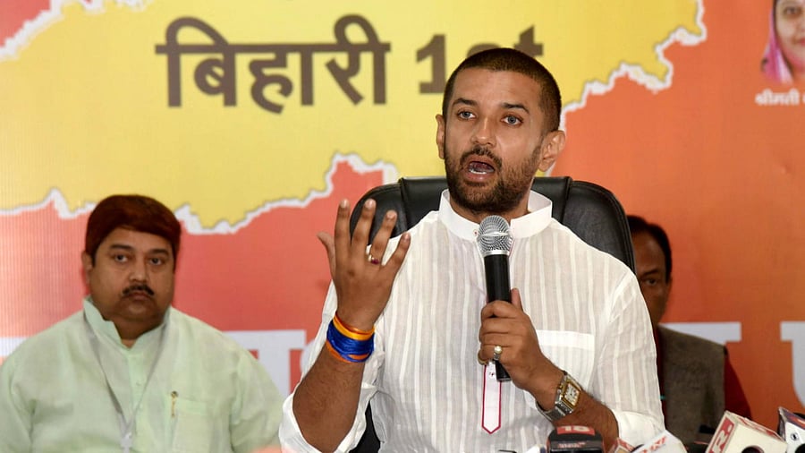 Chirag Paswan. Credit: PTI File Photo