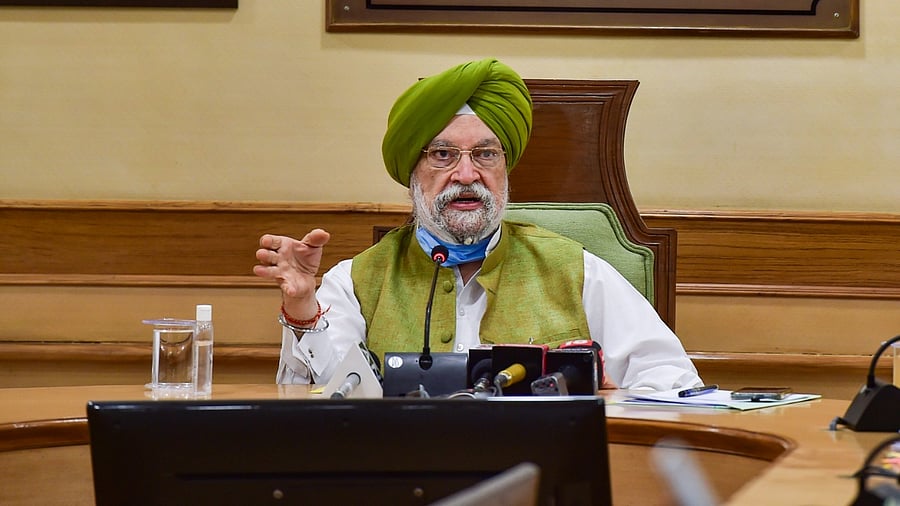 Minister of Housing and Urban Affairs Hardeep Singh Puri. Credit: PTI File Photo