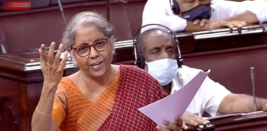 Finance Minister Nirmala Sitharaman. Credit: PTI Photo