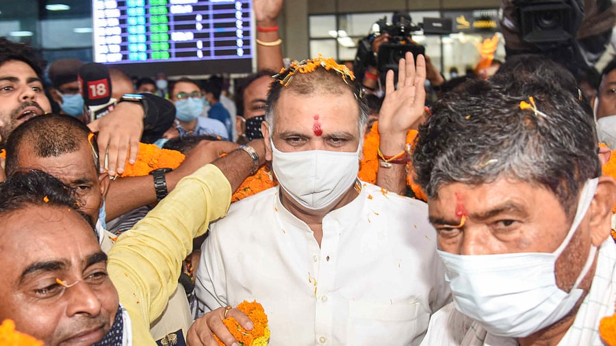 Lok Janshakti Party MP Pashupati Kumar Paras. Credit: PTI Photo