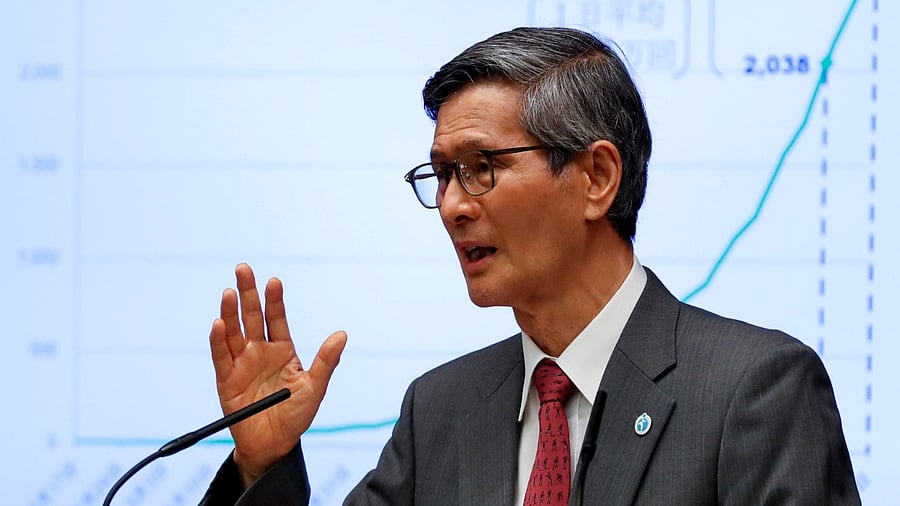 Omi told the parliament it was 'not normal' to hold the Games during a pandemic. Credit: Reuters Photo