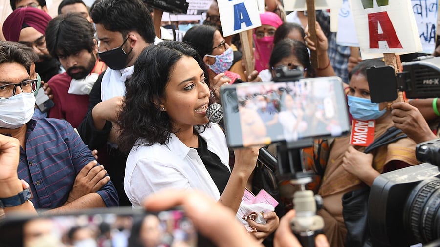 Actor and activist, Swara Bhaskar. Credit: AFP Photo