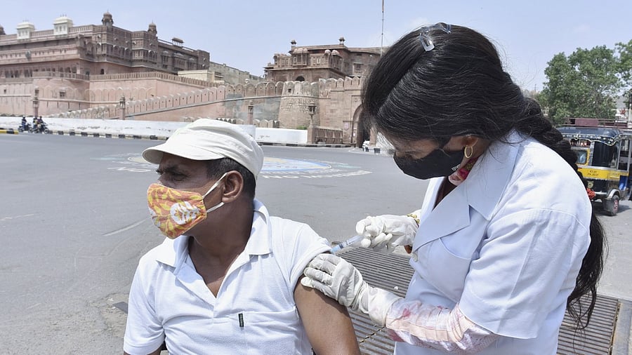 As on the 154th day of the vaccination drive, a total of 29,84,172 vaccine doses were given. Credit: PTI File Photo