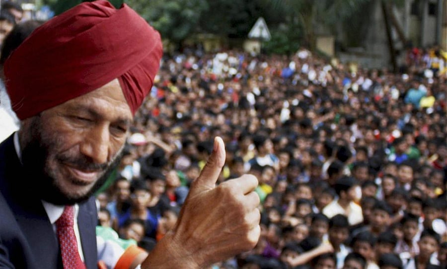 Legendary athlete Milkha Singh. Credit: PTI File Photo