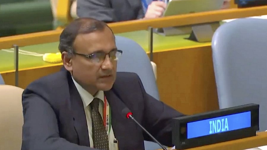 India's Ambassador to the UN T S Tirumurti. Credit: PTI Photo