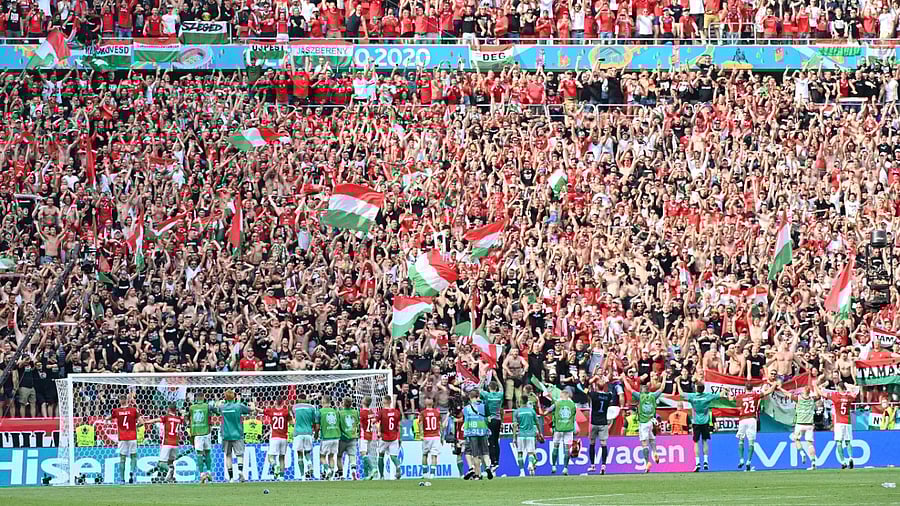 Budapest is the only Euro 2020 host city to allow full crowds for games. Credit: AFP Photo