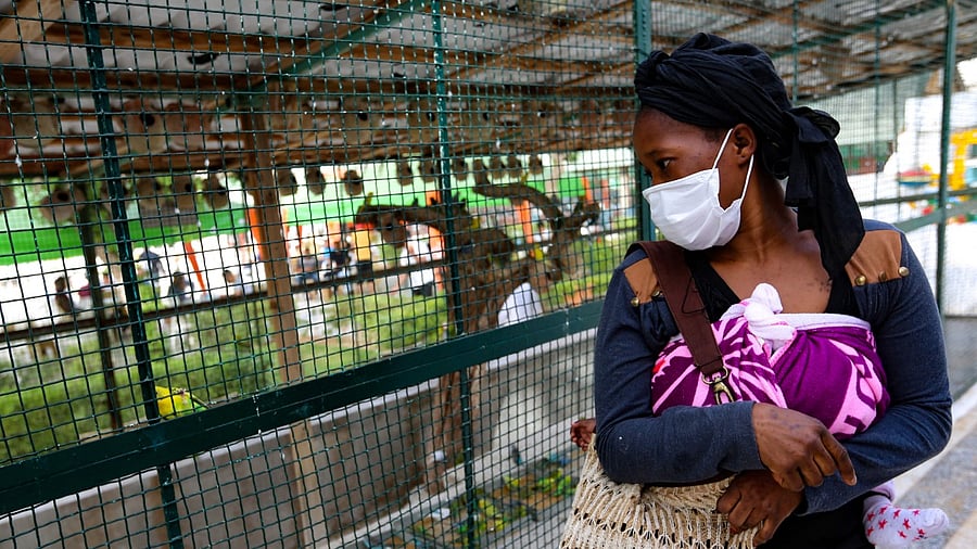 Aisha fled her home country after five miscarriages. Credit: AFP Photo