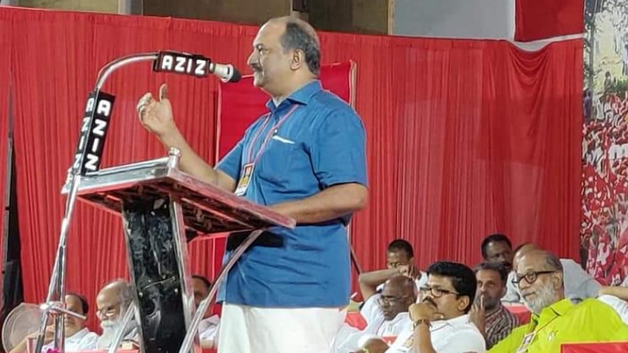 Kerala Finance Minister K N Balagopal (pictured) wrote to Union Finance Minister Niramala Sitharaman. Credit: Twitter/@Irfanulhakeem
