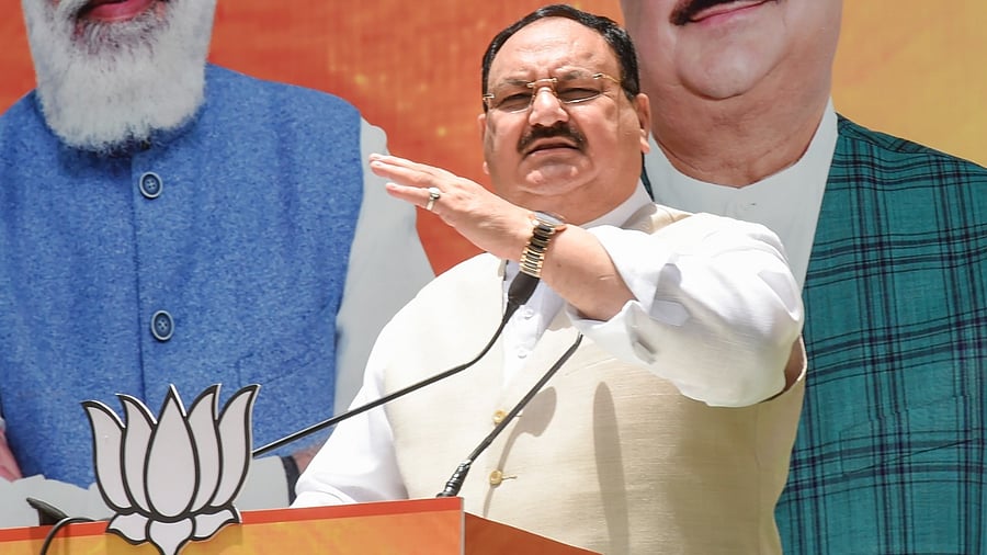 BJP National President J P Nadda. Credit: PTI File Photo