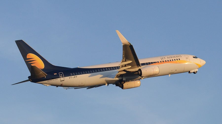 India's debt-stricken Jet Airways grounded all of its operations on April 17 after failing to secure emergency funding from lenders, the carrier said in a statement. Credit: AFP File Photo