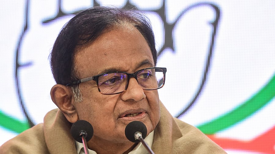 Congress MP P Chidambaram. Credit: PTI File Photo