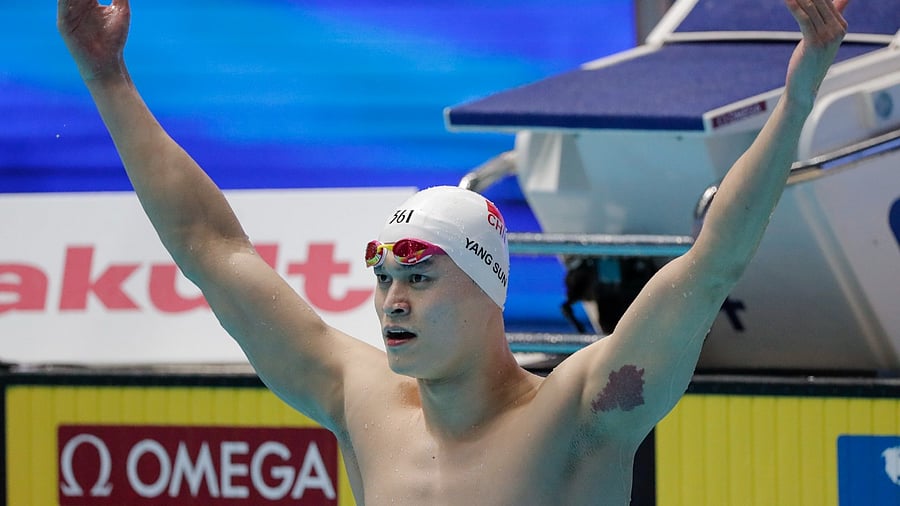 Sun Yang. Credit: AP/PTI Photo