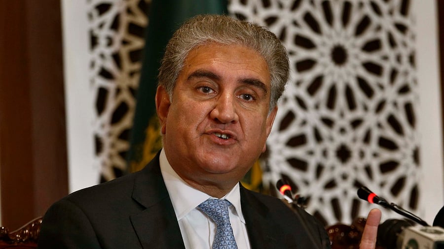 Pakistan Foreign Minister Shah Mahmood Qureshi. Credit: AP/PTI File Photo