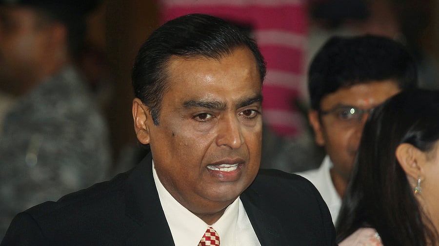 Relliance Industries Ltd chairperson Mukesh Ambani. Credit: Reuters File Photo