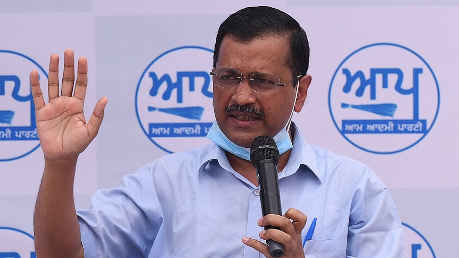 Sambit Patra accused Kejriwal of lying. Credit: AFP Photo